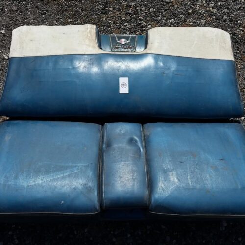 1958 Chevy Impala 2-Door Hardtop Rear Seat – Original, Solid, w/ Speaker Grill