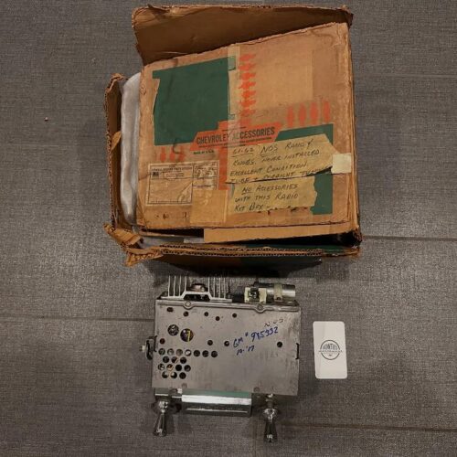 1961-62 Chevy Passenger Car Factory AM Radio