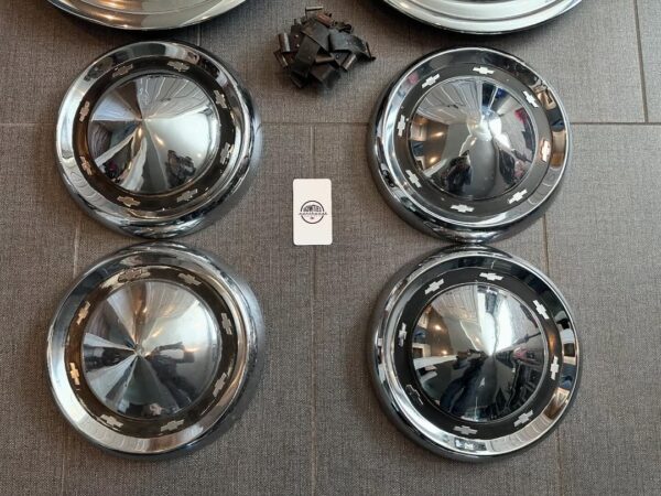 1956 Chevy Bel Air Accessory Wire Wheel Hubcaps