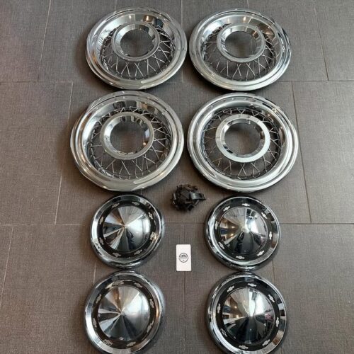 1956 Chevy Bel Air Accessory Wire Wheel Hubcaps
