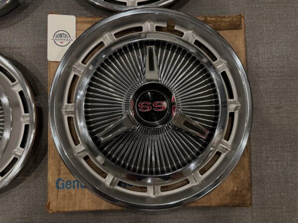 1966 Chevy Impala SS Hubcaps – NOS Original