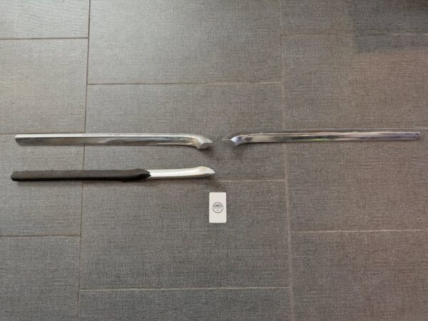 1959 Chevy Impala Eyebrow Moldings – Upper & Passenger Lower (NOS GM)