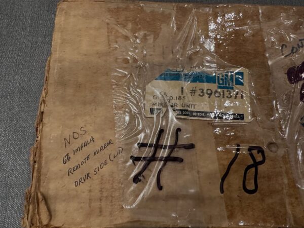 1966 Chevy Caprice Remote Mirror – NOS Original in Box
