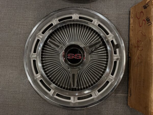 1966 Chevy Impala SS Hubcaps – NOS Original