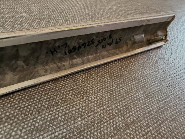 1959 Chevy Impala Eyebrow Moldings – Upper & Passenger Lower (NOS GM)