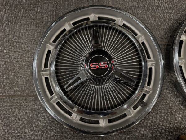 1966 Chevy Impala SS Hubcaps – NOS Original