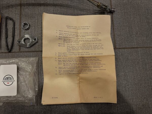 1966 Chevy Caprice Remote Mirror – NOS Original in Box