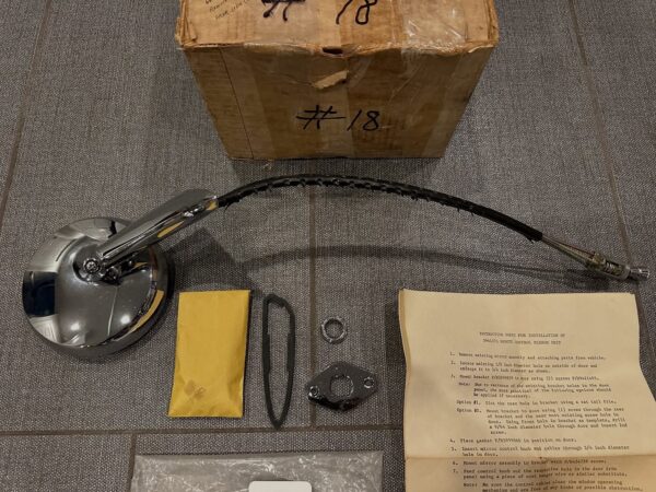 1966 Chevy Caprice Remote Mirror – NOS Original in Box