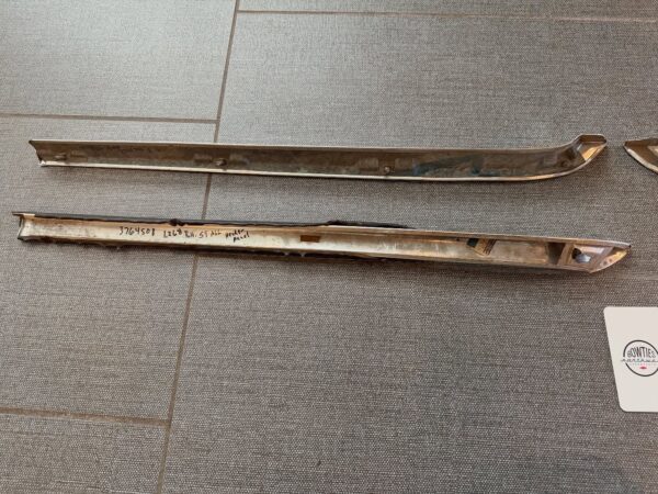1959 Chevy Impala Eyebrow Moldings – Upper & Passenger Lower (NOS GM)