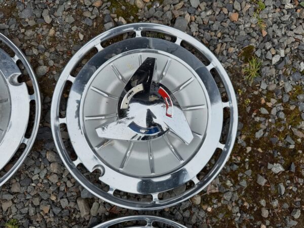 1962 Chevy Impala SS Hubcaps – OEM Style | Driver Quality | Set