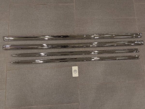 1955 Chevy 2-Door Nomad Side Moldings – OEM Restored (4-Piece Set)