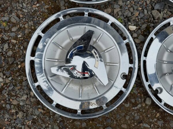 1962 Chevy Impala SS Hubcaps – OEM Style | Driver Quality | Set