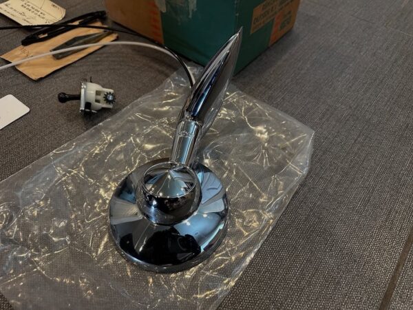 1964 Chevy Impala Remote Mirror (NOS, Complete Kit)