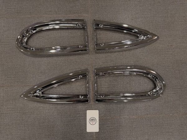 1959 Chevy Wagon / El Camino Tail Light Bezels – Original GM Restored (Set of 4)
Upgrade your classi