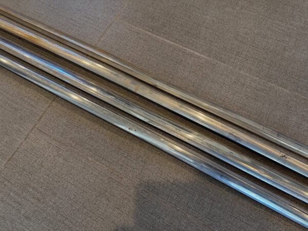 1959 Chevy Impala 2-Door Hardtop/Convertible Quarter Side Moldings – OEM Original Set (6 Pieces)