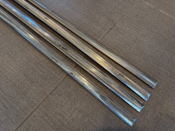 1959 Chevy Impala 2-Door Hardtop/Convertible Quarter Side Moldings – OEM Original Set (6 Pieces)